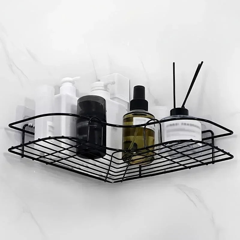 Adhesive No-Drill Corner Shower Caddy