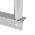 Heavy-Duty 2-Tier Stainless Steel Countertop Shelf – Adjustable Kitchen Organizer