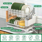 The CozyHome Premium 2-Tier Dish Rack