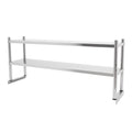 Heavy-Duty 2-Tier Stainless Steel Countertop Shelf – Adjustable Kitchen Organizer