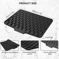 Self-Draining Silicone Dish Drying Mat for Kitchen Counter