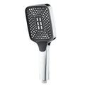 High Pressure Rainfall Shower Head, 3 Spray Modes, Water Saving, Large Panel Handheld Shower Head